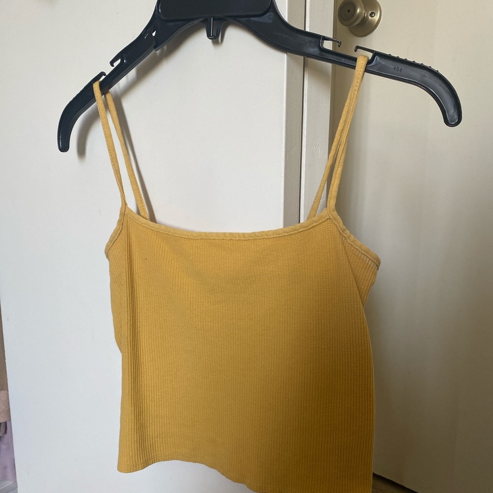 brandy melville yellow tank💛
